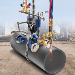 Manuaalinen putkenleikkaus- ja viisteytyskone 108–609 mm putkille kuparisilla kärjillä