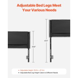 Sängynpääty täysikokoiselle muistivaahdolla hiiliteräsrunko pellavankaltainen vaaleanharmaa verhoilu