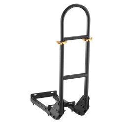 Takaistuimen musta hiiliteräksinen käsikaari korkeussäädettävä 27 5 33 5 tuumaa golfkärryihin