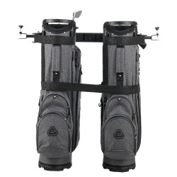 Golfkärryn hiiliteräksinen bäginpidike säädettävä leveys 30 7 49 6 tuumaa sopii 1 2 tuuman neliöputkiin