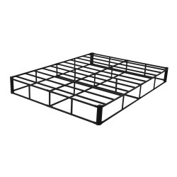 Teräsrunko queen kokoiselle joustinpatjalle irrotettavalla puuvillapäällisellä 1587 kg kantavuus