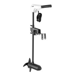 Sähköinen perämoottori 24 volttinen 86 paunan työntövoima 36 tuumainen akseli transomiin kiinnitettävä