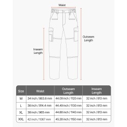 Palosuojatut miesten reisitaskuhousut 100 % puuvilla khaki XXL hitsaukseen