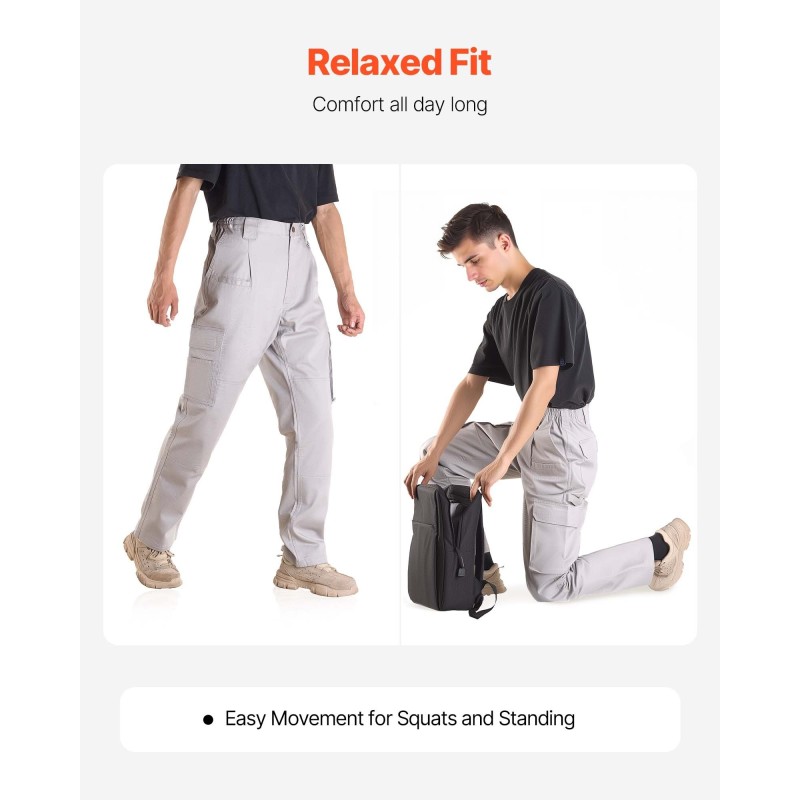 Työhousut 100 prosenttia puuvillaa koko XXL palosuojatut hitsaukseen harmaa