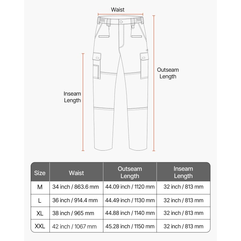 Palosuojatut puuvillahousut hitsaustöihin joustava vyötärö vahvistetut ompeleet useita taskuja
