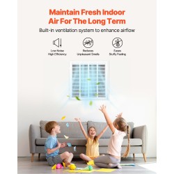 Paluuilmasuodatinritilä jauhemaalattua terästä 50,5×50,5 senttimetriä seinä ja katto