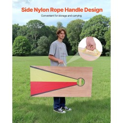 Heittopelilautasetti 2 lautaa 8 hernepussia täyspuinen 1255x600 mm