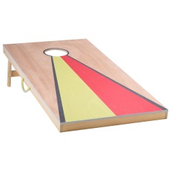 Heittopelilautasetti 2 lautaa 8 hernepussia täyspuinen 1255x600 mm