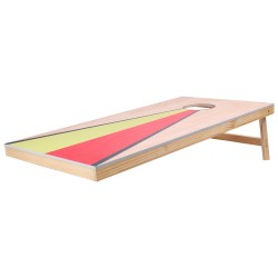 Heittopelilautasetti 2 lautaa 8 hernepussia täyspuinen 1255x600 mm