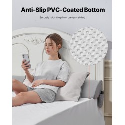 Sängynpäädyn välikappaletyyny korkeatiheyksinen vaahtomuovi 1829×255×152 mm liukuestopohjalla