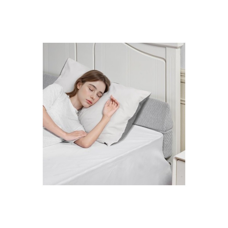 Kiilatyyny sängynpään raon täyttöön 25D-vaahto 2 kpl harmaa