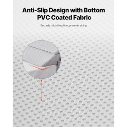 Sängynraon täyttötyyny 25D korkeatiheyksinen vaahto 0–178 mm rakoihin irrotettavalla päällisellä ja sivutaskulla