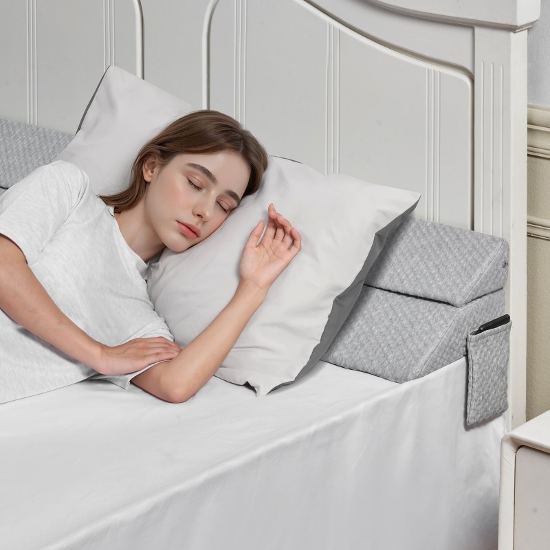 Sängynraon täyttötyyny 25D korkeatiheyksinen vaahto 0–178 mm rakoihin irrotettavalla päällisellä ja sivutaskulla