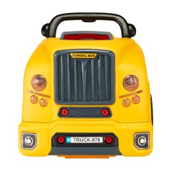 Kuorma auton moottorilelu irrotettavat osat 60 osaa keltainen polypropeeni ja ABS muovia