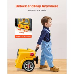 Kuorma-auton moottorilelu irrotettavat osat 60 osaa keltainen polypropeeni- ja ABS-muovia