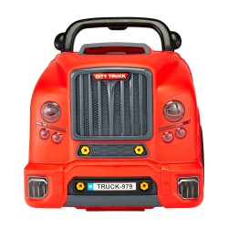 Kuorma auton interaktiivinen moottorilelusetti 60 osaa muovia punainen 3 vuotta täyttäneille