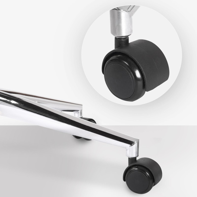 Moderni toimistotuoli ergonomisella muotoilulla ja säädettävällä korkeudella