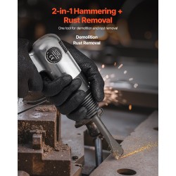 Paineilmavasara kompakti 40 mm iskunpituus 4500 BPM 4 talttaa ruosteenpoistoneulain ergonominen kahva