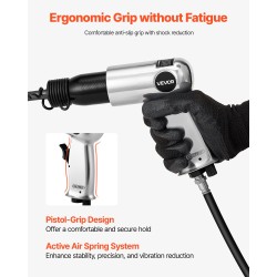 Paineilmavasara 3500 iskua minuutissa 70 mm iskunpituus 4 talttaa ergonominen kahva