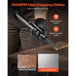 Paineilma neulalaikkuri 19 neulaa 3-portainen säätö 2,9 kilogrammaa