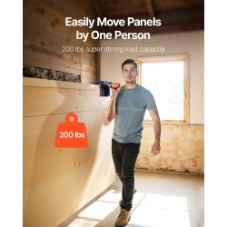 Levynkantajat 2 kpl teräsvarret nitriilikumatyynyt 90,7 kg 0–25,4 mm