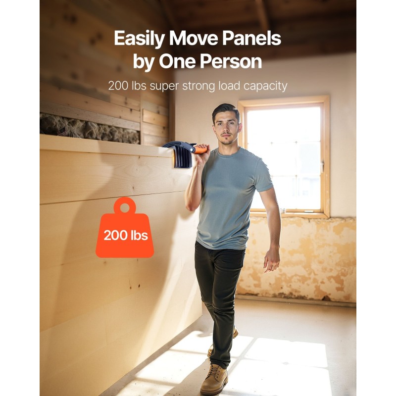 Levynkantajat 2 kpl teräsvarret nitriilikumatyynyt 90,7 kg 0–25,4 mm