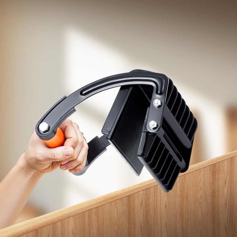 Paneelikantolaite teräskahvalla nitriilikumityynyillä 90,7 kg kantavuus enintään 25,4 mm