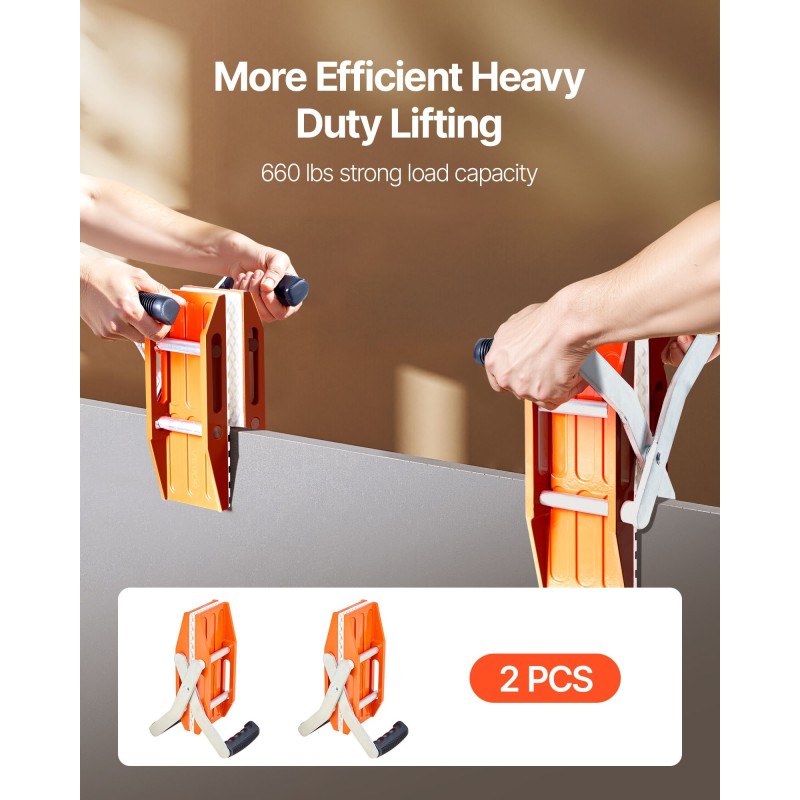 Paneelikantolaite metallinen 2 kpl alumiiniseospuristin 299.4 kg 0–60 mm levyjen siirtoon