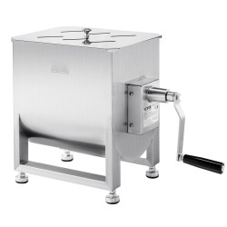 Manuaalinen lihasekoitin ruostumatonta terästä 60L säiliö 60 paunaa säädettävät kumijalat