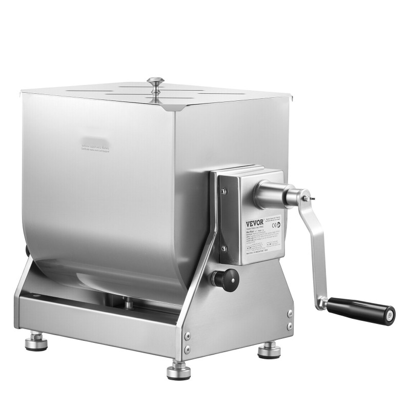 Käsikäyttöinen lihasekoitin SUS201-ruostumattomasta teräksestä 60 L säiliöllä