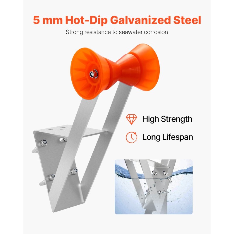 Vinssinteline peräkärryyn kuumasinkitty 5 mm teräs 50,8–76,2 mm pylväille PVC-muovirullalla kolmiomaisella rakenteella