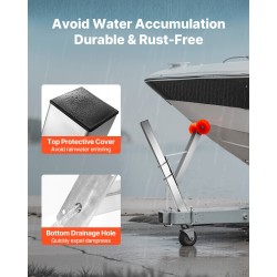 Vinssiteline kuumasinkitystä teräksestä 3 tuuman aisan leveydelle U-pulttikiinnityksellä