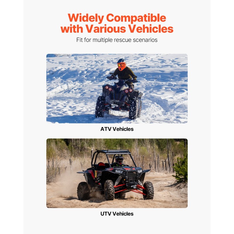 Vinssin kiinnike 2 tuuman vetokoukkuun jauhemaalattu teräs 1633 kg