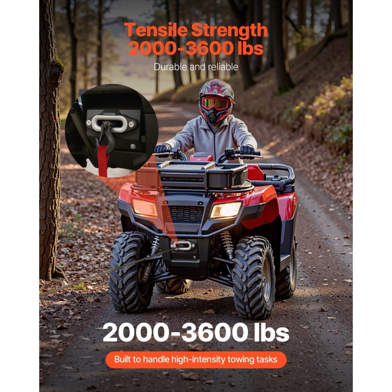Vinssikiinnike jauhemaalattua terästä 907–1633 kg Honda Foreman ja Rancher 2014–2021