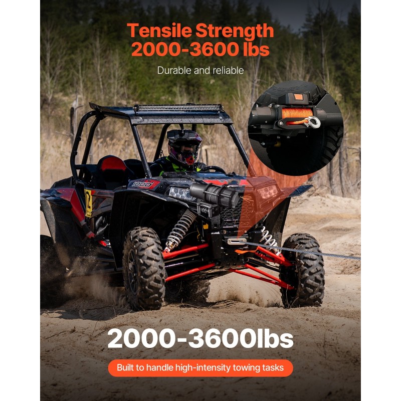 Vinssiteline vetokoukkuun Polaris Sportsman 2009 ja uudemmat Q235 teräs 907–1633 kg musta