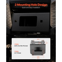 Vinssiteline vetokoukkuun Polaris Sportsman 2009 ja uudemmat Q235 teräs 907–1633 kg musta