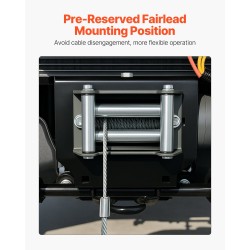 Vinssiteline vetokoukkuun Polaris Sportsman 2009 ja uudemmat Q235 teräs 907–1633 kg musta