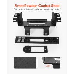 Vinssikiinnike Polaris Ranger 2010–2021 vetokyky 907–1633 kg pulverimaalattu teräs