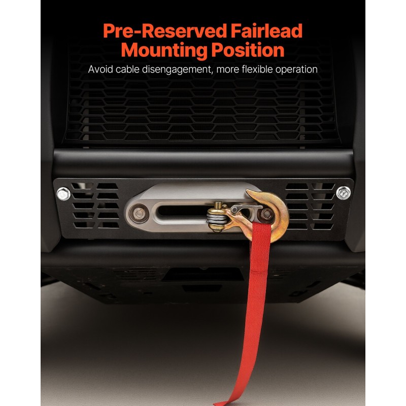 Vinssikiinnike Polaris Ranger 2010–2021 vetokyky 907–1633 kg pulverimaalattu teräs