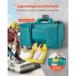 Silmäsuihkulaite PE-muovinen kannettava 8 gallonaa noin 30 litraa kaksisuuttiminen ANSI-sertifioitu