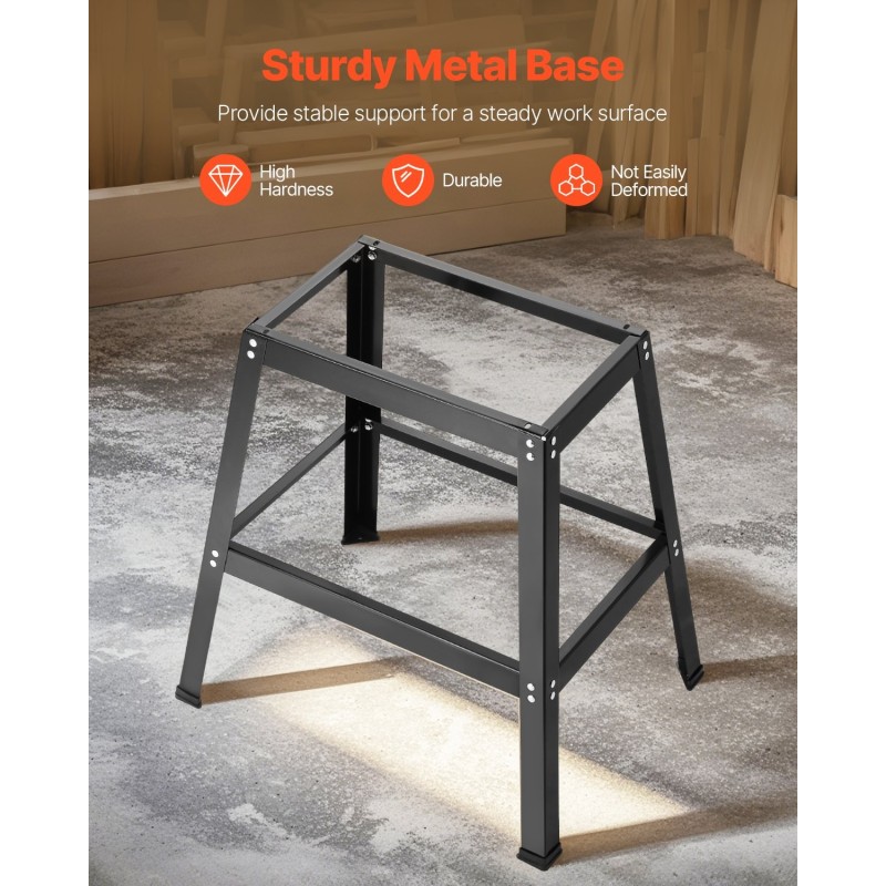 Jyrsintäpöytä MDF-työtaso metallirunko säädettävä ohjain pölynkeräysliitäntä