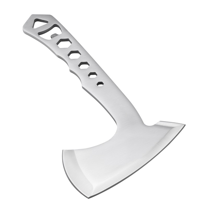 Heittokirves ja heittoveitsisetti kolmen setin ruostumatonta terästä 260 ja 190 mm