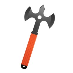 Heittokirvessetti 3 kpl 340 mm ruostumaton teräs kumiseoskahva pihapeleihin