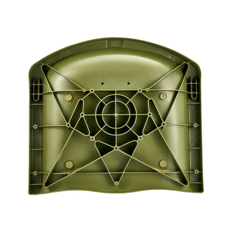 Veneen istuin polyuretaanipäällysteinen polyesterikangas polypropeenirunko maastokuvioitu vesitiivis 1 kpl taitettava selkänoja