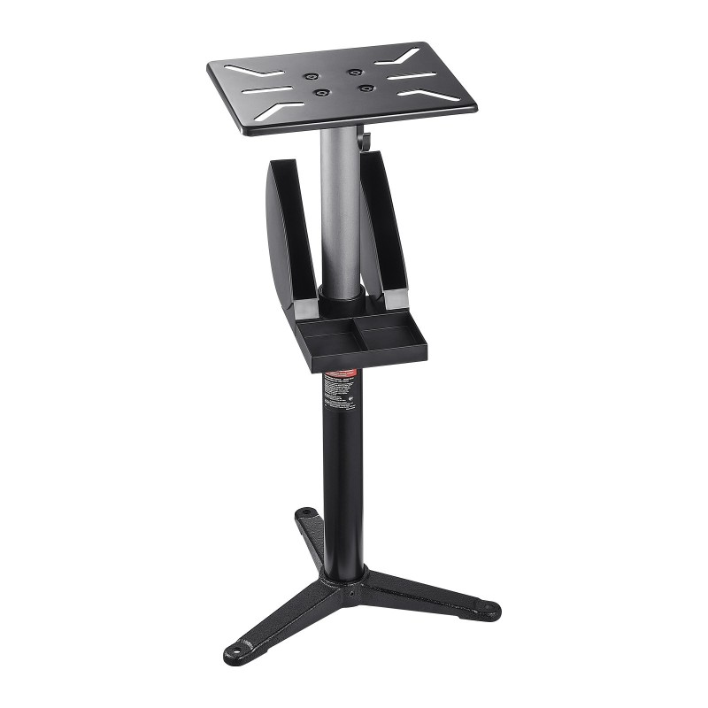 Penkkihiomakoneen jalusta valurauta-teräsrunkoinen 5-portainen korkeussäätö 31,5x25,4 cm