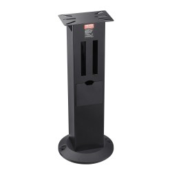 Lattiateline penkkihiomakoneelle valurauta ja teräs 840 mm kiinnityslevy 28 x 17 cm