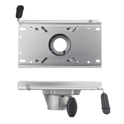 Venetuolin jalusta alumiiniseos sopii 2 7 8 tuuman jalustaputkelle 1 kpl veneeseen