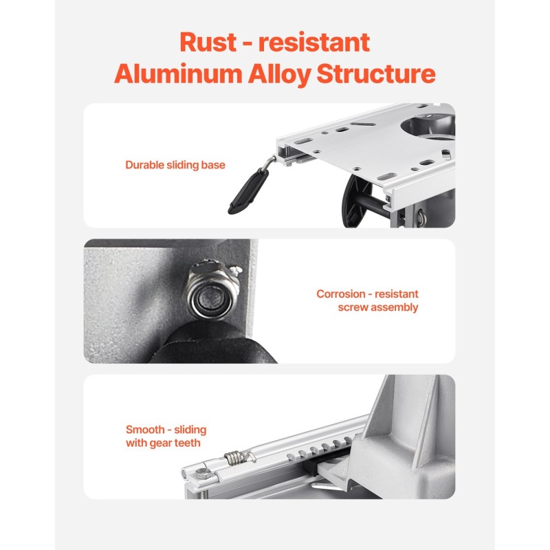 Venetuolin jalusta alumiiniseos sopii 2-7/8 tuuman jalustaputkelle 1 kpl veneeseen
