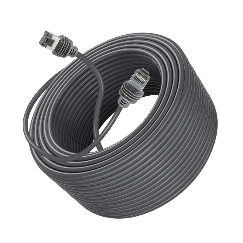 Jatkokaapeli Starlink Gen3 yhteensopiva CAT6 30,48 m 24 AWG PVC-vaippa ulkokäyttöön