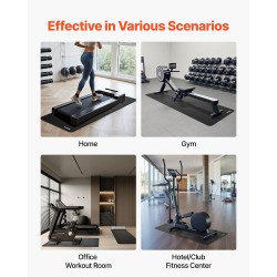 Taitettava kuntolaitematto korkeatiheyksinen PVC-materiaali 610x1730 mm 6 mm kotiin